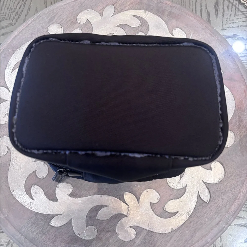 Authentic Gucci Black canvas Toiletry Case with Top Handle